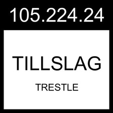 IKEA TILLSLAG Trestle Green