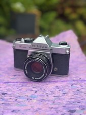 PENTAX K1000 35MM FILM CAMERA WITH 50MM PENTAX F2 STD LENS READ DESCRIPTION.