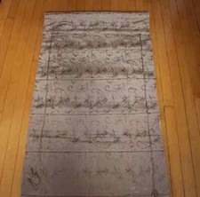 JCPenney Roman Shade Blind Green Fabric Shade Blind 27" x 63"