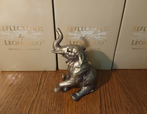 Reflections bronzed elephant - bronzed,