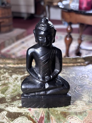 Vintage hand carved dark - hand,