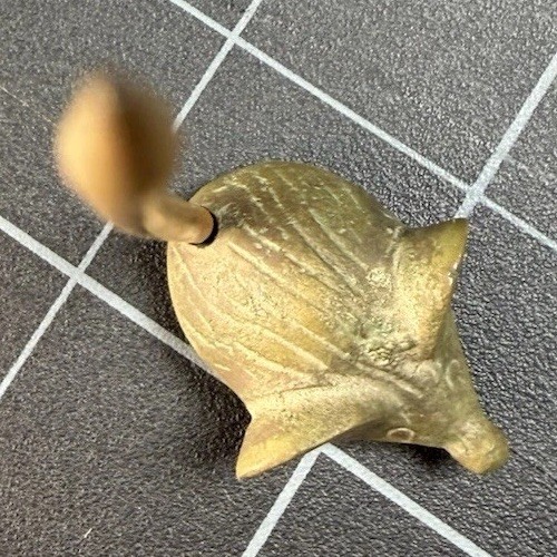 Vintage brass mouse check - vintage,