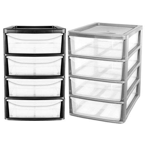 Black silver plastic - silver,