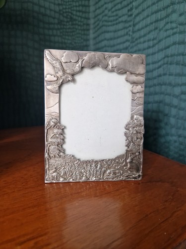 Vintage silver scenes photo - vintage,