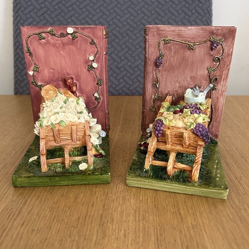 Country garden book ends - garden, hand