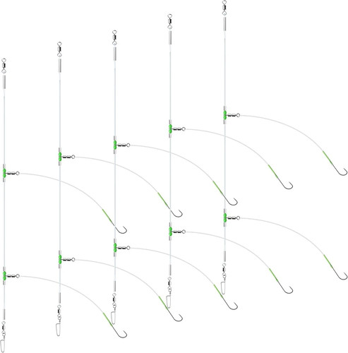 5pcs sea fishing rigs - fishing, hooks