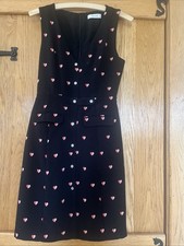 Oasis Heart Print Dress Size 6