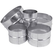 Metal Ducting Connector Male Coupler Joiner Duct  Ventilation Fan Hydroponics