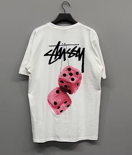 Stussy white dice printed - stussy,