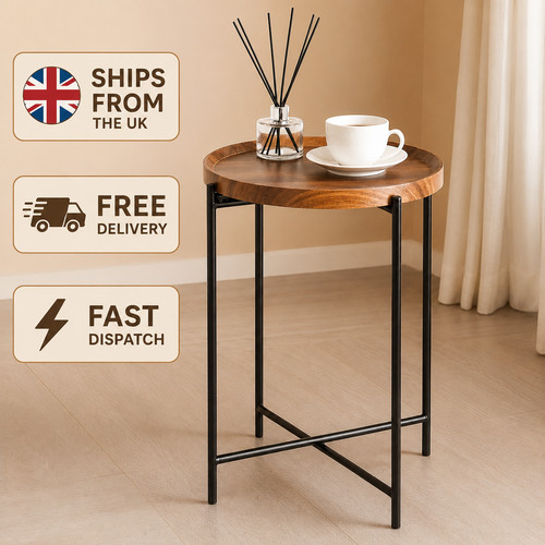 Side coffee table walnut - table,