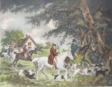 Fox Hunting Print Hand