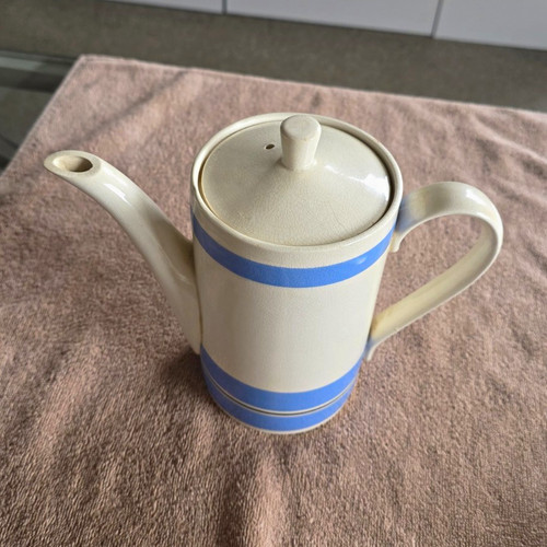 Vintage sadler cream blue - vintage,