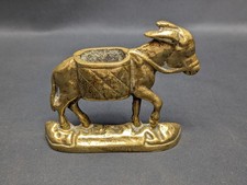 Antique Brass Donkey Figurine