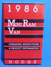 86 1986 Dodge Mini Ram Van