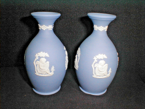 Wedgwood jasper ware pale blue - jasper,
