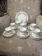 Wedgwood Santa Clara Grape Pattern Tea Set 6 Person Teaset