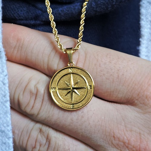 Compass necklace guidance - compass, necklace,