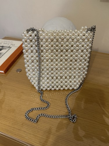 Zara pearl bead crossbody - zara,