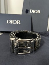 Dior Oblique Belt - Beige &