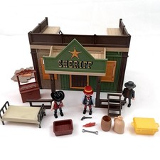 Playmobil Western Sheriffs Office Jail 3786 Playset 1994 Vintage Incomplete