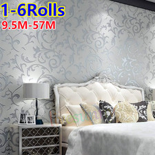 6Rolls 3D Glitter Silver-Grey