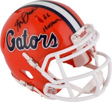 Steve Spurrier Florida Gators Signed Riddell Mini Helmet with 66 Heisman Insc