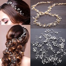Pearls Wedding Hair Vine