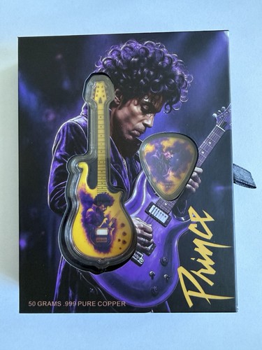 Prince copper guitar and - guitar,