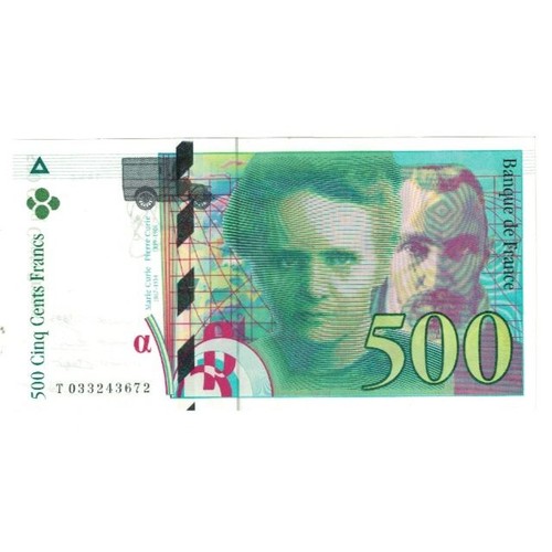 France 500 francs pierre - pierre, et
