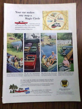 1958 Ethyl Gasoline Ad Map