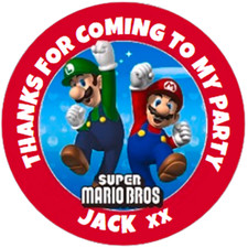 48 Personalised Super Mario