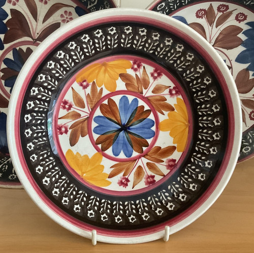 Vintage spongeware - vintage,