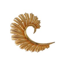 CORO Vintage Feather Brooch