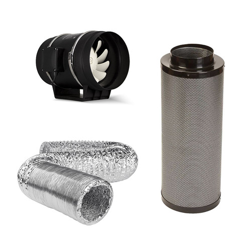 Fan filter kit twin speed - 6",