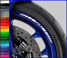 8 x YAMAHA R1 Wheel Rim Decals