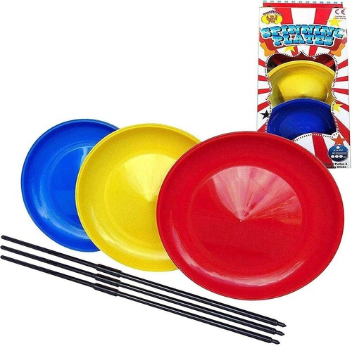 Circus game spinning - spinning, plates