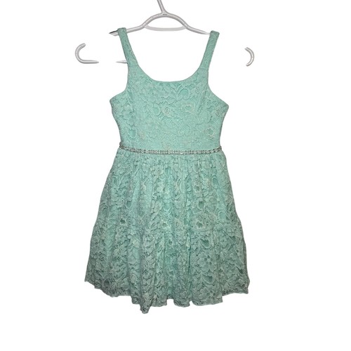 Lilt teal lace overlay - , formal