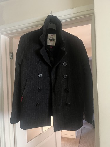 Superdry peacoat pea coat wool - pea,