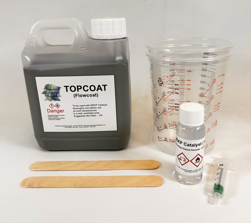 Fibreglass roof topcoat top - topcoat,,