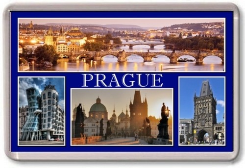Fridge magnet prague large - magnet,