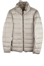 Zara Woman Down Jacket Cream Size M Padded Puffer Insualted Warm Winter