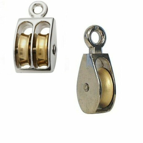 Pulley zinc single double - single,