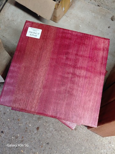 Purpleheart bowl blank x - bowl, 10''