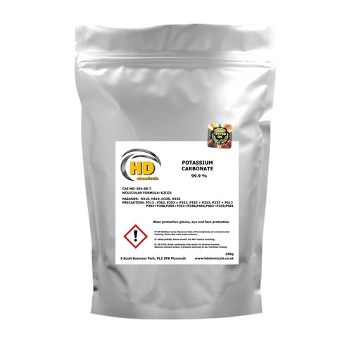 Potassium carbonate 250g pearl - potassium,