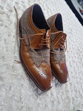Paolo Vandini Mens Leather Shoreditch Brogues EU 43 UK 9 Vgc