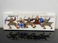 VTG Figgjo Flint The Vikings Rolf Froyland Design Wall Plaque Mid Century Scandi