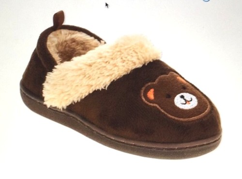 Bear faced slippers - faced, toddler