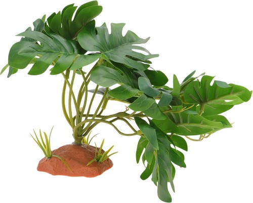 Artificial monstera vivarium - artificial,
