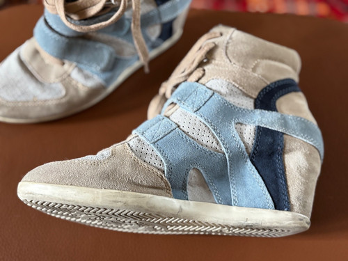 Ash bowie wedge suede - wedge, sneakers