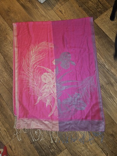 Vibrant floral feather - floral, &